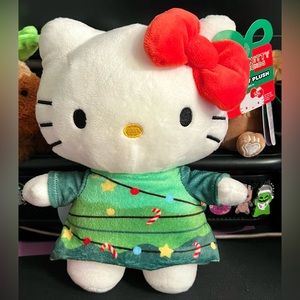 Sanrio Hello Kitty in Christmas Dress 8" Christmas Holiday Plush Doll